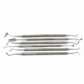 A2Z Scilab 6 Pcs Dental Composite Placement Stainless Steel Tools A2Z-ZR-MEXI